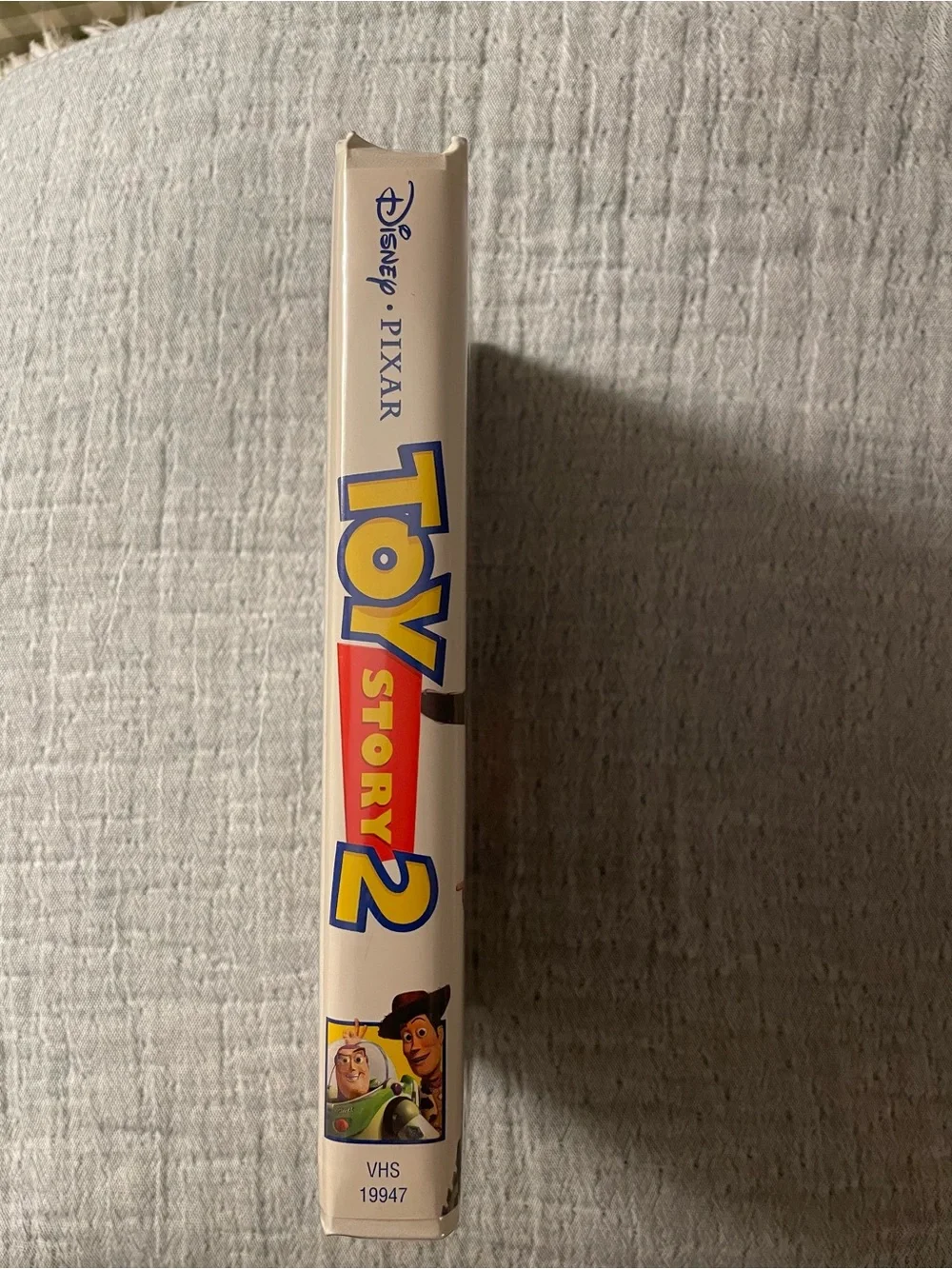 Disney Toy Story 2 VHS Case White with Multicolor Logo